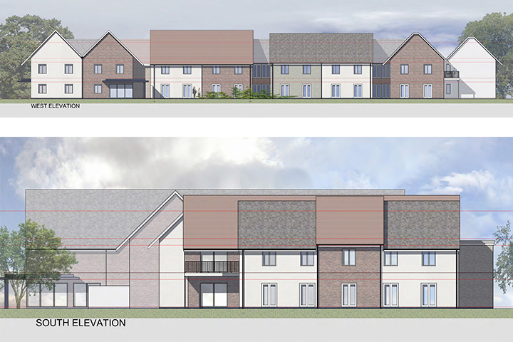 New Care home Development view 2